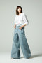 【予約販売】ワイドレッグデニムパンツ オーヴィル/EAUVIRE