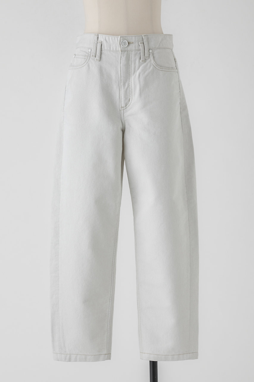 オーヴィル/EAUVIREのホワイトラメバレルパンツ(ホワイト/FGLGD-21590)