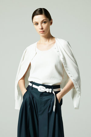 オーヴィル/EAUVIREのコットンリネンカーディガン(110300/110303)