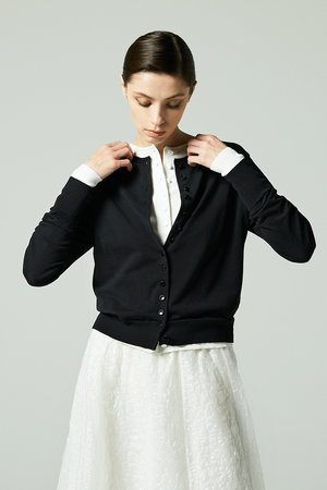 オーヴィル/EAUVIREのコットンリネンカーディガン(110300/110303)