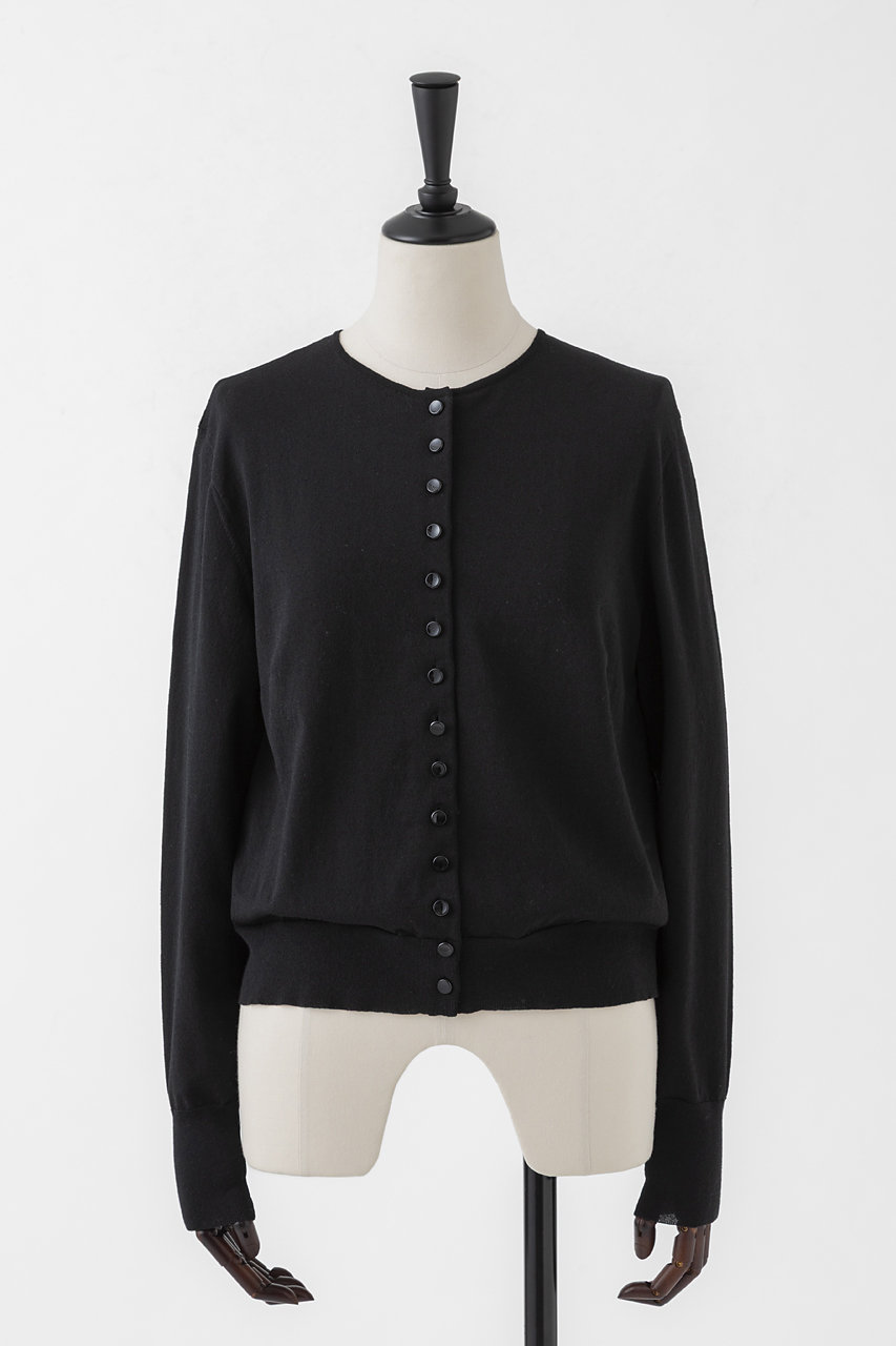 オーヴィル/EAUVIREの【予約販売】コットンリネンカーディガン(ブラック/FGSGD-10590)