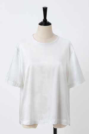 オーヴィル/EAUVIREのウォッシャブルシルクTブラウス(110400/110402)