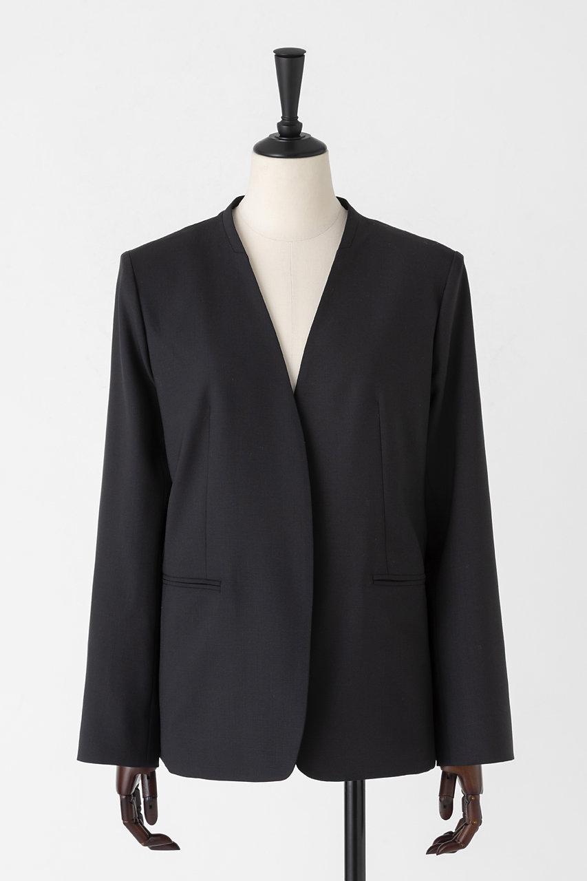 サマーウールノーカラージャケット