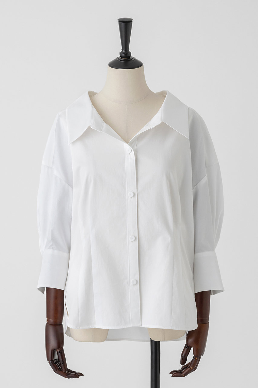 オーヴィル/EAUVIREのクラシックシネマシャツ(ホワイト/FGBGD-28430)
