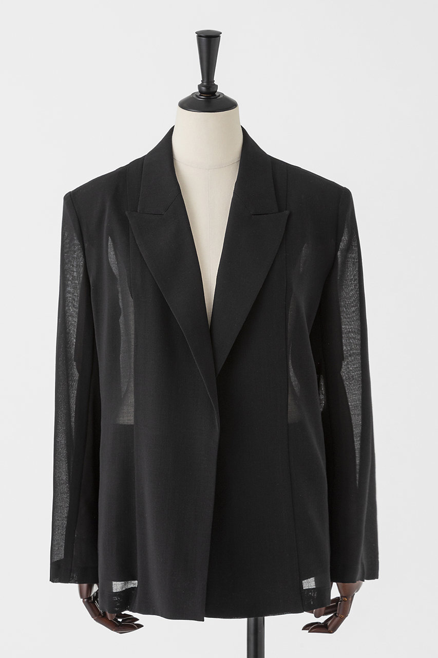 オーヴィル/EAUVIREの【予約販売】シアーウールジャケット(ブラック/FGDGD-30990)