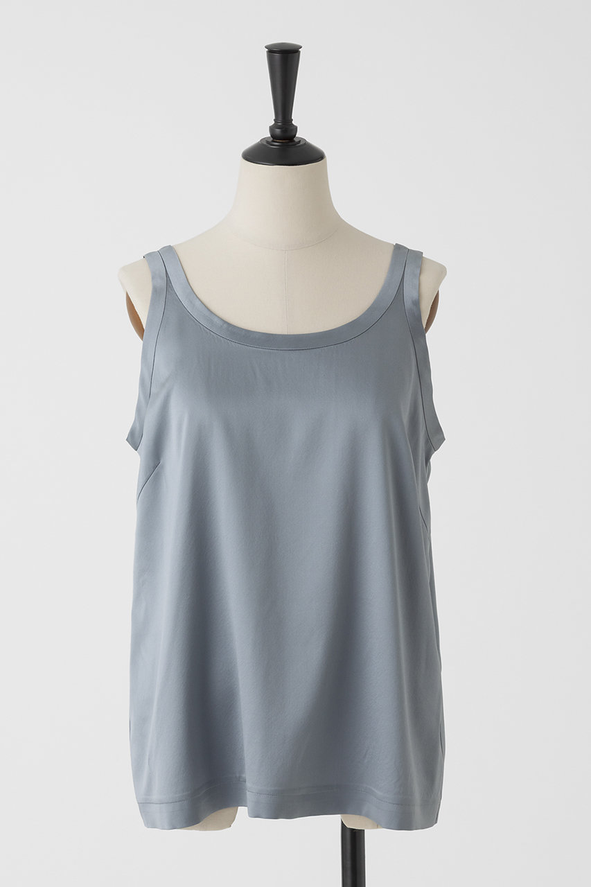 オーヴィル/EAUVIREの【予約販売】ウォッシャブルシルクタンクトップ(ブルー/FGBGD-22270)