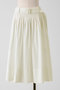【予約販売】シルク和紙タックスカート オーヴィル/EAUVIRE オフホワイト