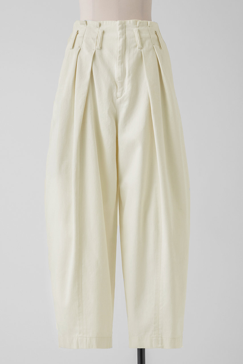 オーヴィル/EAUVIREの【予約販売】シルク和紙カービーパンツ(オフホワイト/FGLGD-43990)