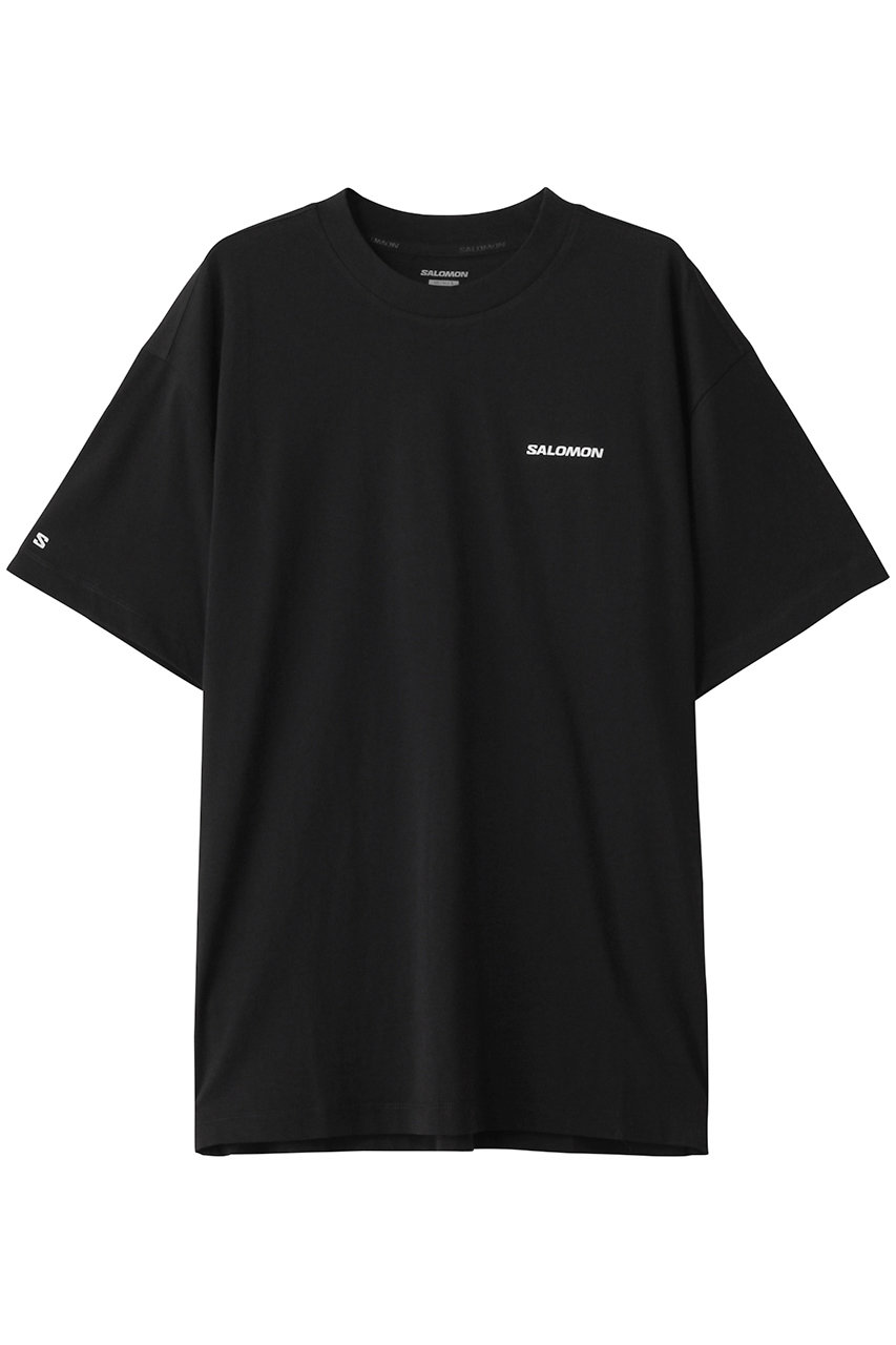 Salomon SALOMON LOGO RX Tシャツ (ブラック, S) サロモン ELLE SHOP Salomon SALOMON LOGO RX Tシャツ (ブラック, S) サロモン ELLE SHOP