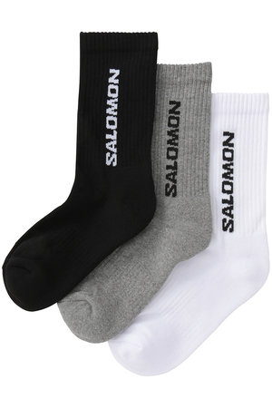 サロモン/SalomonのEVERYDAY CREW 3-PACK ソックス