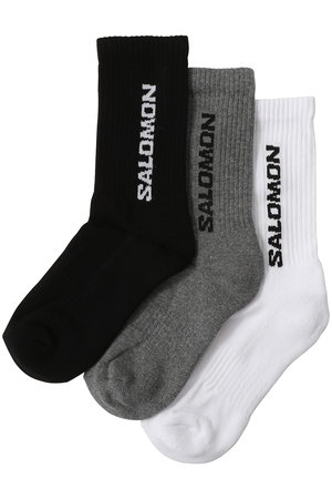 サロモン/SalomonのEVERYDAY CREW 3-PACK ソックス(140700/140701)