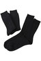 【MEN】3P COLOR SOCKS/ソックス ユニバーサル プロダクツ/UNIVERSAL PRODUCTS. BLACK