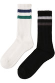 【MEN】2P LINE SOCKS/ソックス