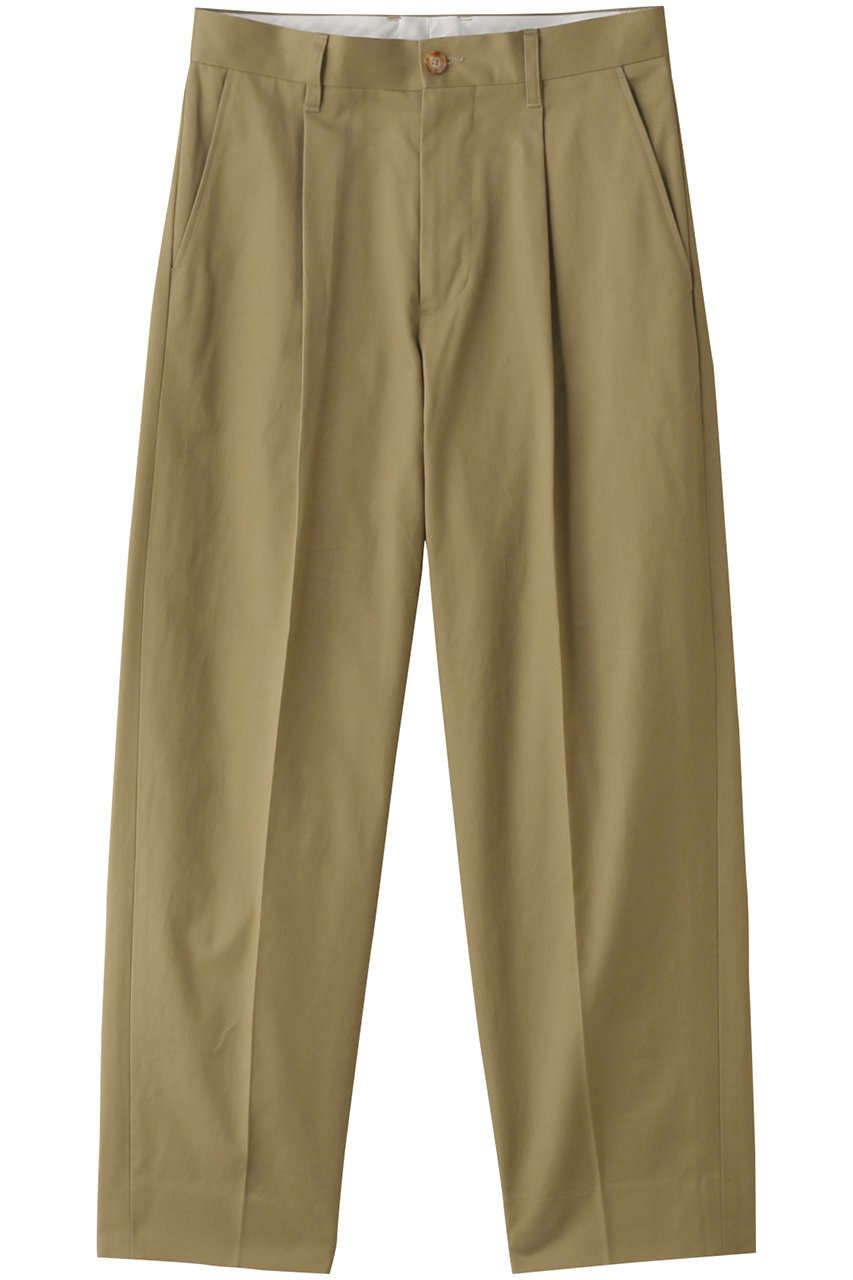 ユニバーサル プロダクツ/UNIVERSAL PRODUCTS.の【MEN】ONE TUCK CHINO TROUSERS パンツ(CAMEL/233-60505)