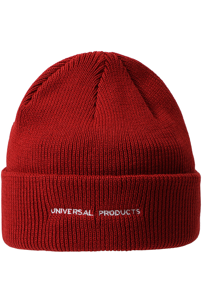 ユニバーサル プロダクツ/UNIVERSAL PRODUCTS.の【MEN】LOGO KNIT CAP ニットキャップ(RED/243-60908)