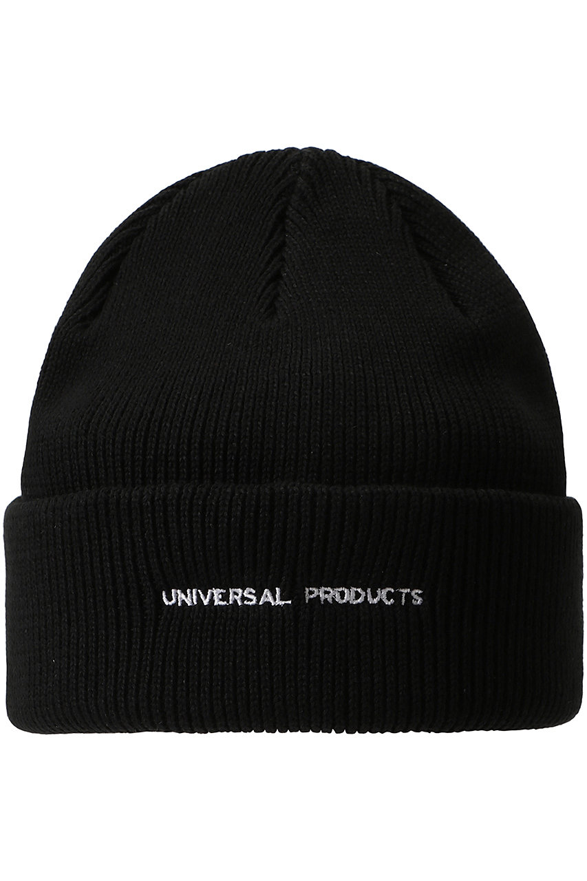 ユニバーサル プロダクツ/UNIVERSAL PRODUCTS.の【MEN】LOGO KNIT CAP ニットキャップ(BLACK/243-60908)