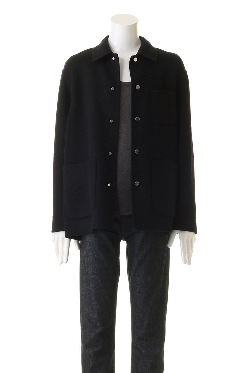 UNIVERSAL PRODUCTS.(ユニバーサル プロダクツ)｜【MEN】WOOL REVER WORK JACKET ジャケット/D.NAVY  の通販｜ELLESHOP・(エル・ショップ)