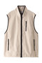 【MEN】POLARTECR FLEECE VEST フリースベスト ユニバーサル プロダクツ/UNIVERSAL PRODUCTS. ECRU