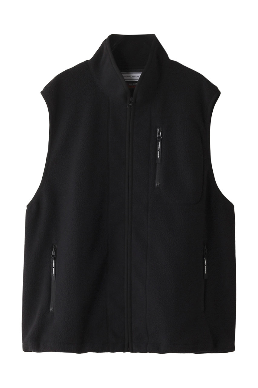 ユニバーサル プロダクツ/UNIVERSAL PRODUCTS.の【MEN】POLARTECR FLEECE VEST フリースベスト(BLACK/243-60104)