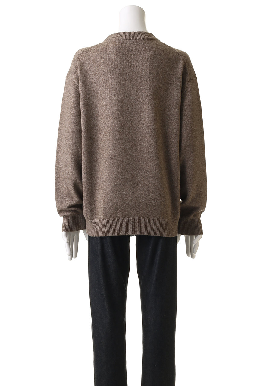 UNIVERSAL PRODUCTS.(ユニバーサル プロダクツ)｜【MEN】YAK CASHIMIER CREW KNIT ニット/WALNUT  の通販｜ELLESHOP・(エル・ショップ)