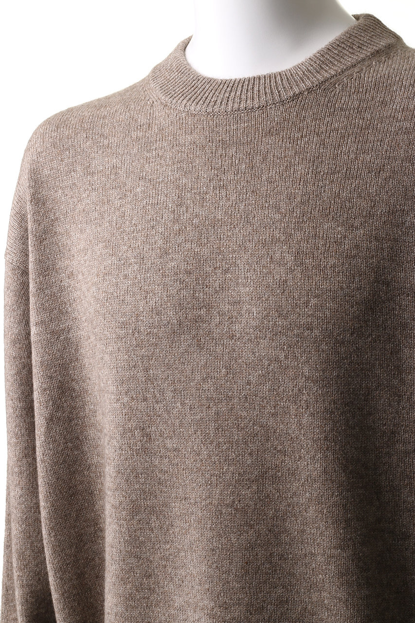 UNIVERSAL PRODUCTS.(ユニバーサル プロダクツ)｜【MEN】YAK CASHIMIER CREW KNIT ニット/WALNUT  の通販｜ELLESHOP・(エル・ショップ)