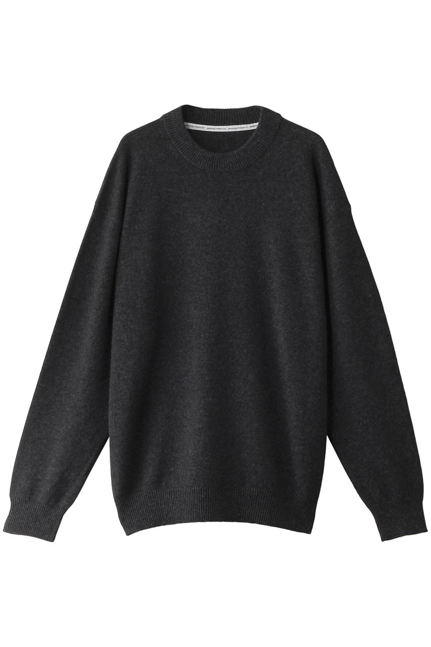 ユニバーサル プロダクツ/UNIVERSAL PRODUCTS.の【MEN】YAK CASHIMIER CREW KNIT ニット(CHACOAL/243-60201)