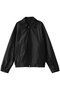 【MEN】LEATHER BLOUSON/ブルゾン ユニバーサル プロダクツ/UNIVERSAL PRODUCTS. BLACK