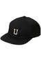 【MEN】6P LOGO CAP/キャップ ユニバーサル プロダクツ/UNIVERSAL PRODUCTS. BLACK