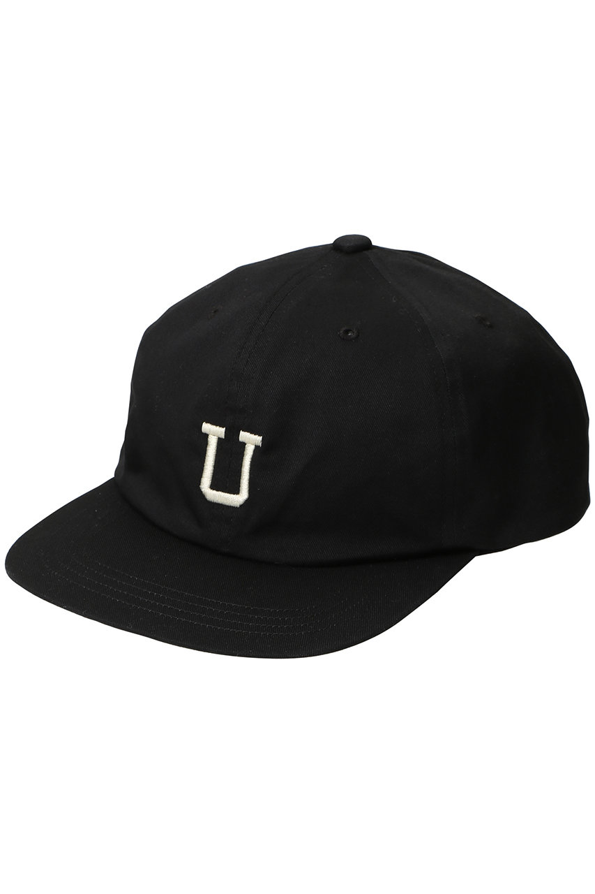 ユニバーサル プロダクツ/UNIVERSAL PRODUCTS.の【MEN】6P LOGO CAP/キャップ(BLACK/251-60904)