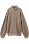 【MEN】WAFFLE FOOTBALL HALF ZIP SWEAT/スウェット ユニバーサル プロダクツ/UNIVERSAL PRODUCTS. L.BROWN