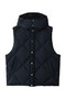 【MEN】QUILT DOWN VEST/ダウンベスト ユニバーサル プロダクツ/UNIVERSAL PRODUCTS. D.NAVY