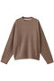 【MEN】WOOL CASHIMERE WAFFLE KNIT/ニット ユニバーサル プロダクツ/UNIVERSAL PRODUCTS. BROWN BEIGE