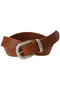 【MEN】LEATHER BELT ユニバーサル プロダクツ/UNIVERSAL PRODUCTS. BROWN