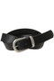 【MEN】LEATHER BELT ユニバーサル プロダクツ/UNIVERSAL PRODUCTS. BLACK