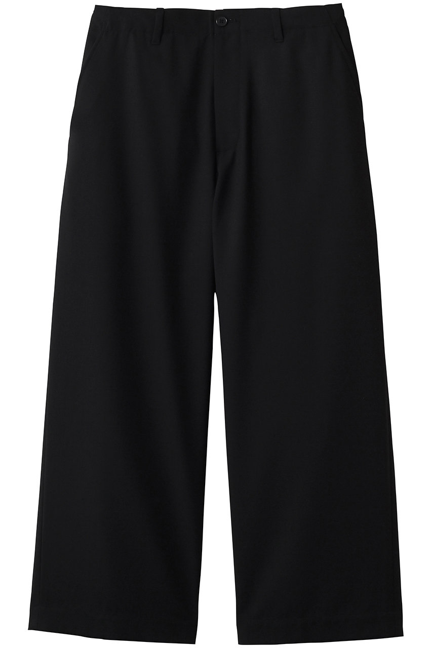 ユニバーサル プロダクツ/UNIVERSAL PRODUCTS.の【MEN】SUMMER WOOL WIDE TROUSERS(BLACK/261-60514)