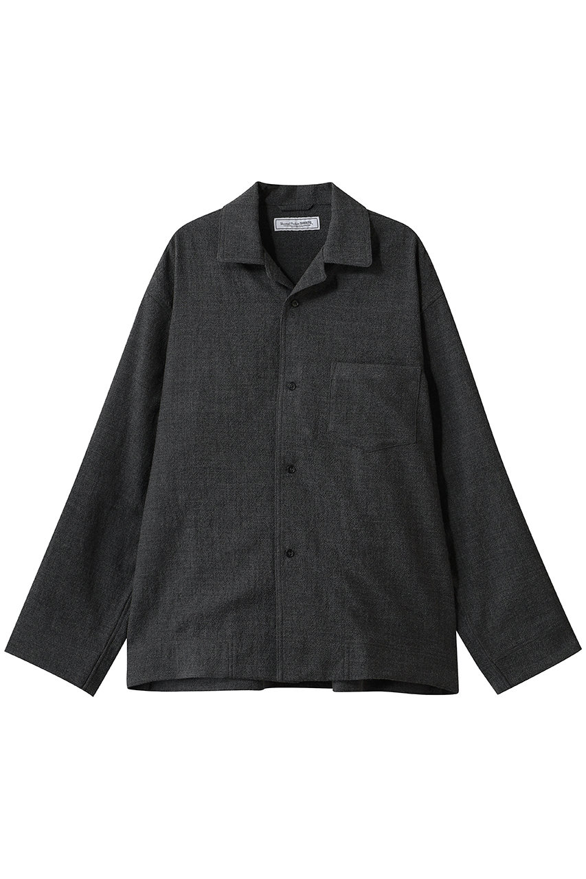 ユニバーサル プロダクツ/UNIVERSAL PRODUCTS.の【UNISEX】WOOL PAJAMA SHIRTS(CHARCOAL/263-60302)