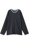 【UNISEX】ORIGINAL BORDER L/S T-SHIRTS ユニバーサル プロダクツ/UNIVERSAL PRODUCTS. NAVY