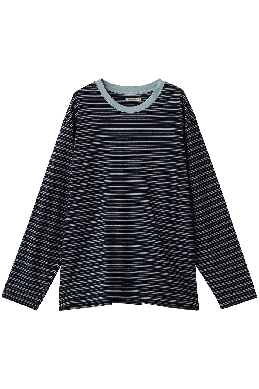 ユニバーサル プロダクツ/UNIVERSAL PRODUCTS.の【UNISEX】ORIGINAL BORDER L/S T-SHIRTS(NAVY/263-60104)