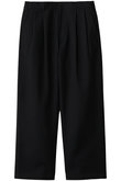 【MEN】WOOL COTTON 2 TUCK TROUSERS