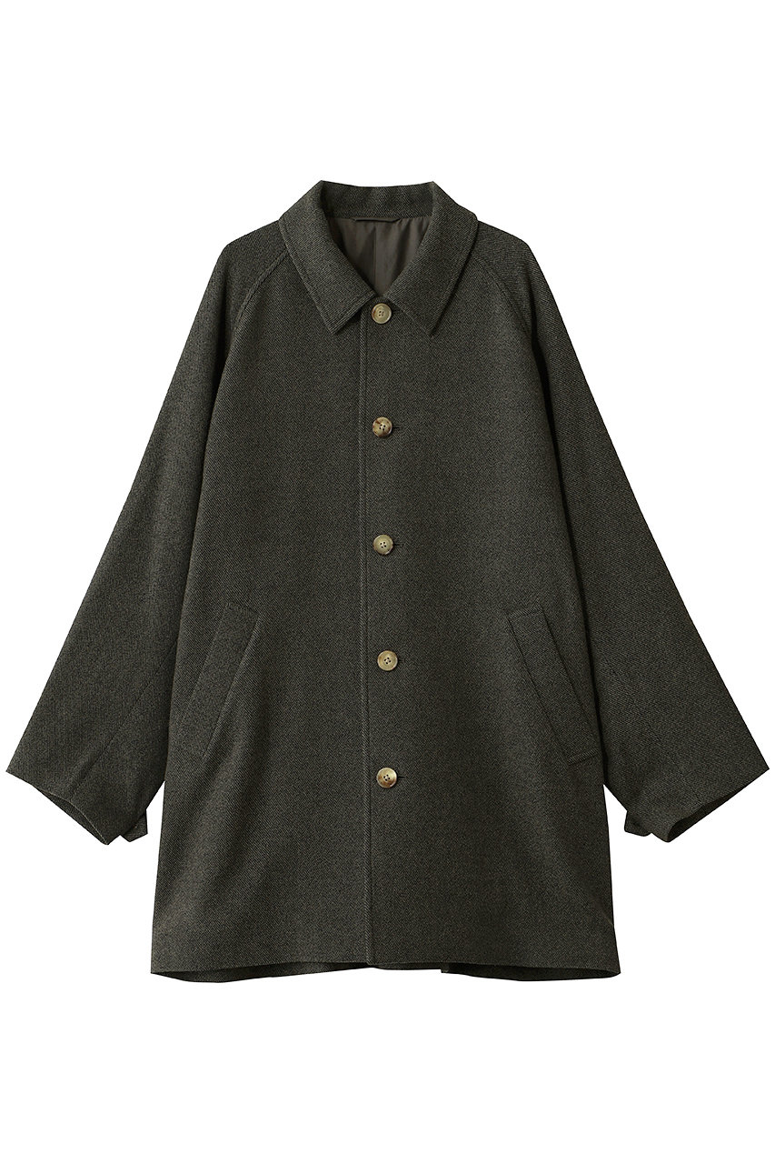 UNIVERSAL PRODUCTS. 【MEN】LAMB WOOL CAR COAT (KHAKI, 3) ユニバーサル プロダクツ ELLE SHOP