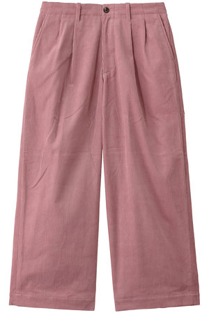 ユニバーサル プロダクツ/UNIVERSAL PRODUCTS.の【MEN】2TUCK WIDE CORDUROY TROUSERS(110600/110601)
