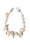 【予約販売】【ELLE SHOP限定】pearl ruban strap パールリボンストラップ エジュー/ajew BEIGE