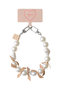 【予約販売】【ELLE SHOP限定】pearl ruban strap パールリボンストラップ エジュー/ajew