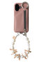 【予約販売】【ELLE SHOP限定】pearl ruban strap パールリボンストラップ エジュー/ajew