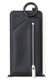ajew(エジュー)｜ajew vertical zipphone case shoulder/ブラック の