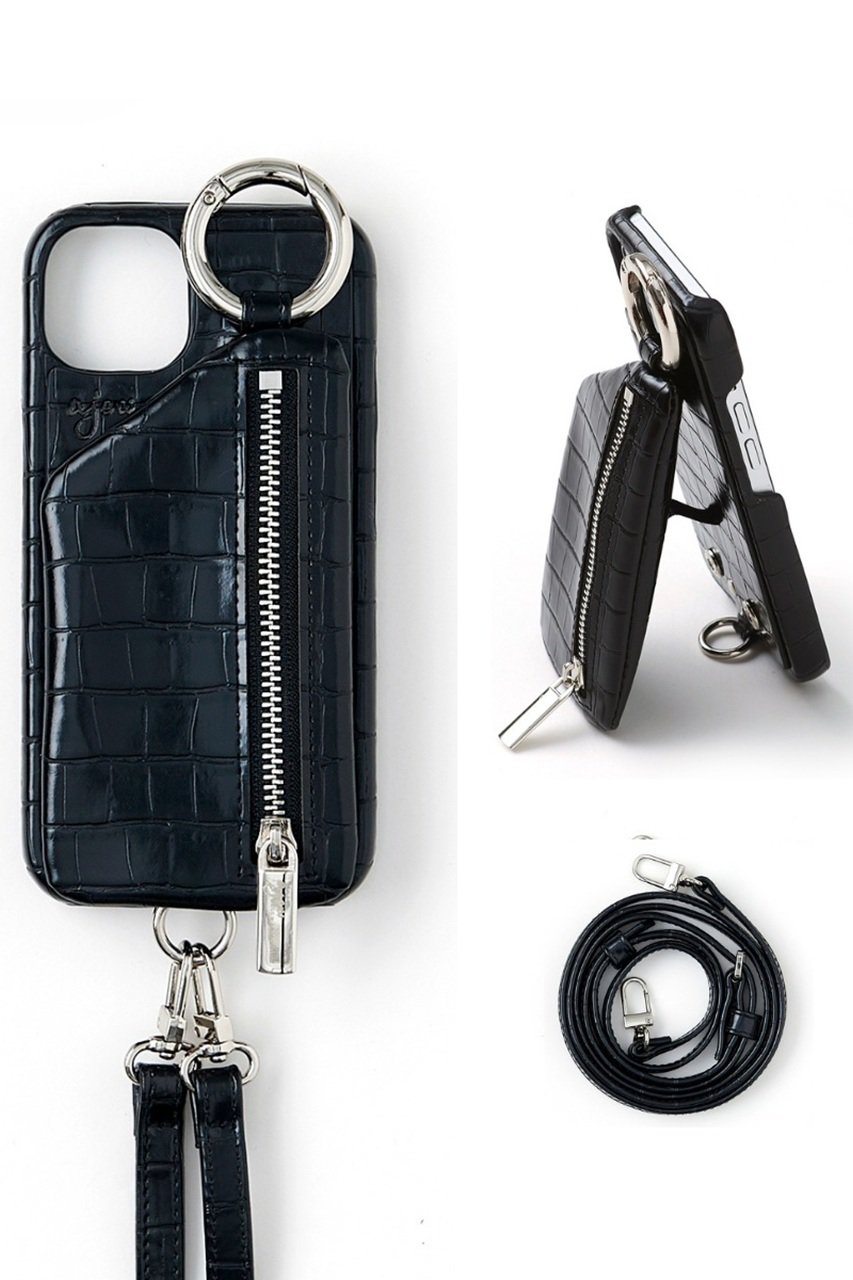 ajew(エジュー)｜iPhone15/15Pro ajew cadenas croco zipphone case