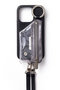 iPhone14/14Pro ajew cadenas PVC zipphone case shoulder エジュー/ajew ブラック