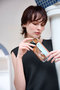 iPhone14/14Pro ajew cadenas PVC zipphone case shoulder エジュー/ajew