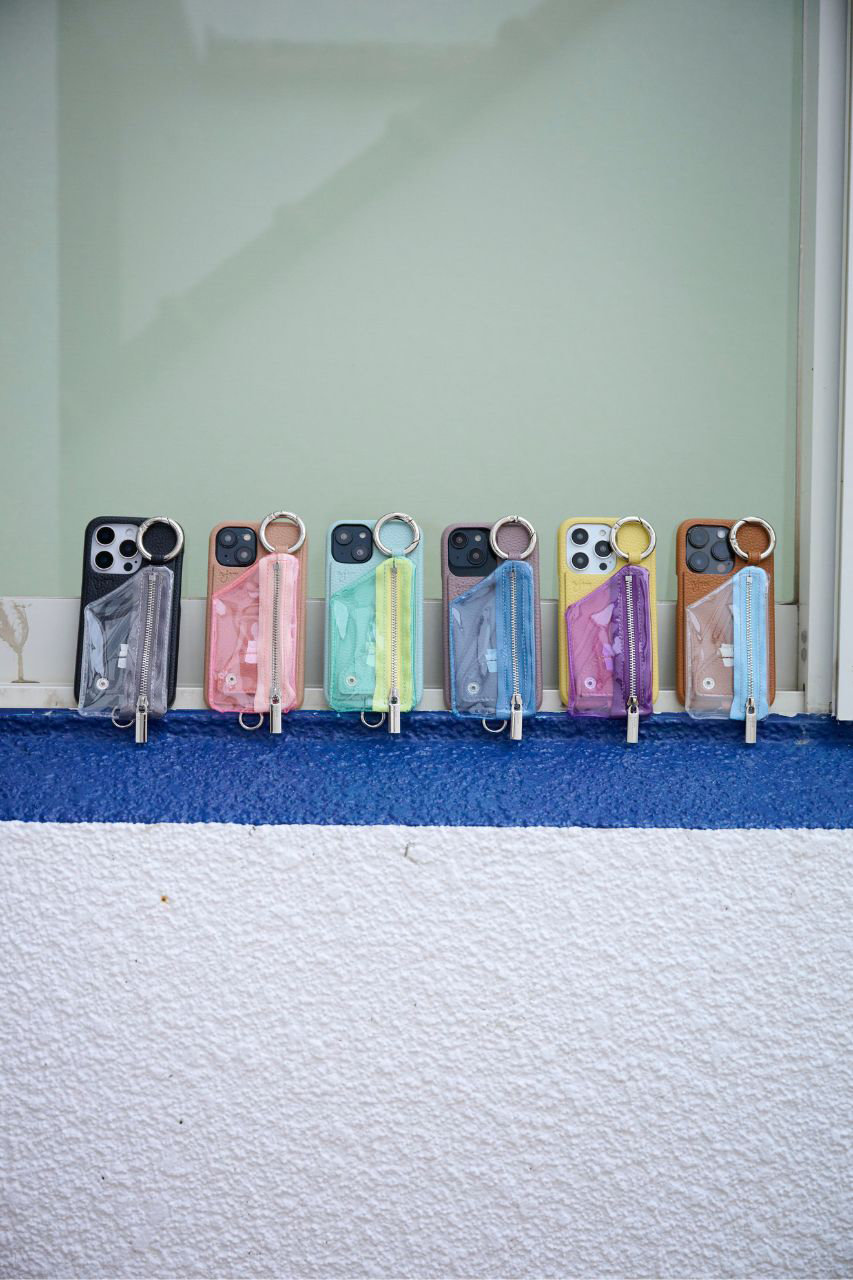 ajew iPhoneケース【iPhone15】PVC lilac