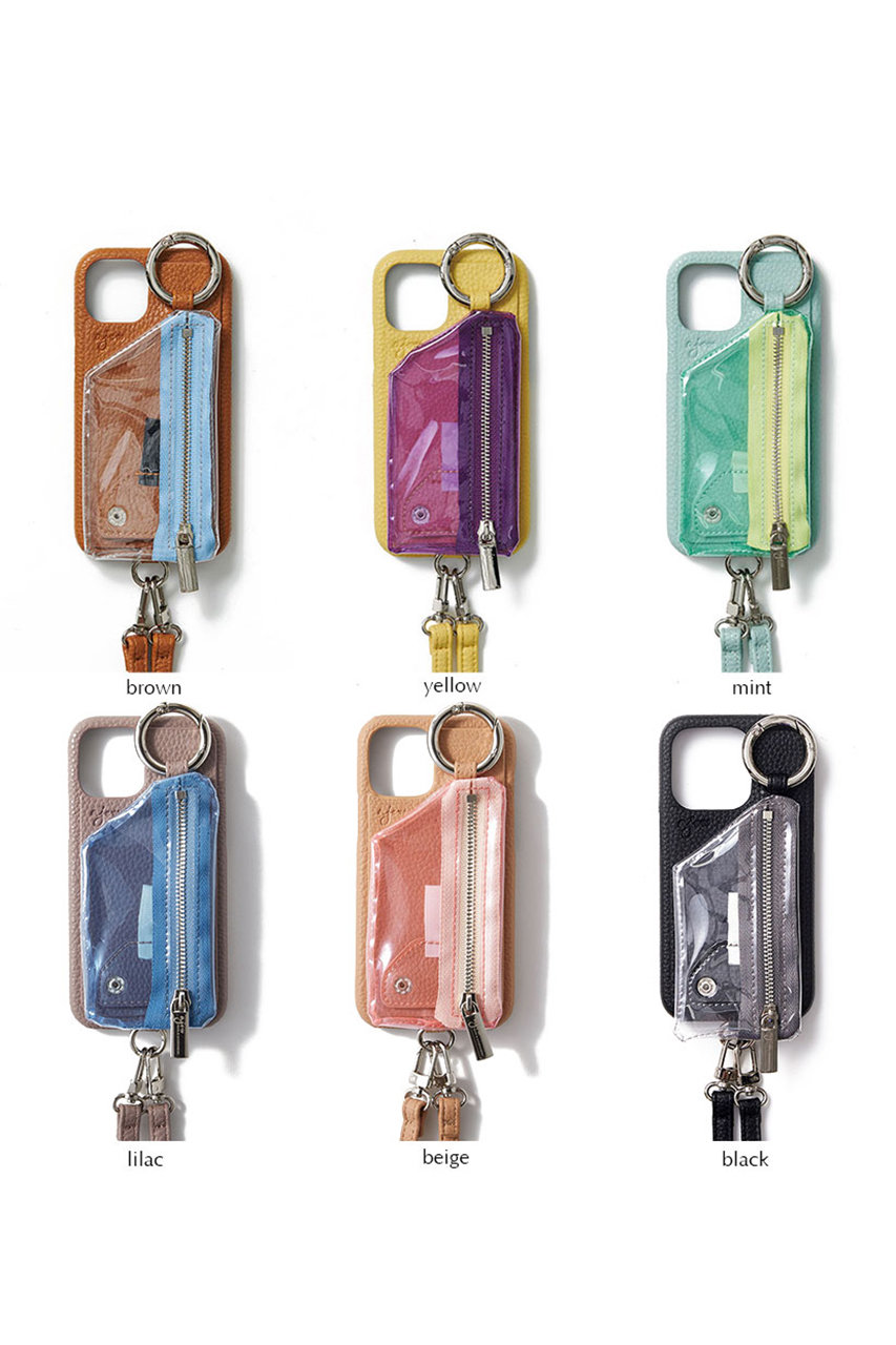ajew(エジュー)｜iPhone16/16Pro ajew cadenas PVC zipphone case